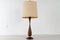 Large Vintage Danish Teak Table Lamp, 1950s 1