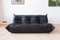 Black Leather 3-Seat Sofas, Corner Seat & Lounge Chair by Michel Ducaroy for Ligne Roset, Set of 3 6