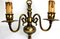 French Brass Wall Lamps, Set of 2 8