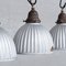 Lámparas colgantes Helioray inglesas antiguas de vidrio de mercurio, Imagen 2