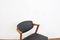 Teak & Leather Model 42 Chair by Kai Kristiansen for Schou Andersen, 1960s, Image 8