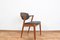 Teak & Leather Model 42 Chair by Kai Kristiansen for Schou Andersen, 1960s, Image 9