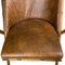English Faux Bamboo and Brass Leather Folding Campaign Chair, 1920s 3