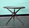 Sputnik Wood and Glass Round Coffee Table Set, Set of 2 6