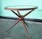 Sputnik Wood and Glass Round Coffee Table Set, Set of 2 4