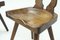 Brutalist Solid Oak Sculptural Side Chair, 1960s 7