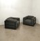 Italian Ebonized Wood and Fabric Armchairs by Carlo Scarpa for Bernini, 1978, Set of 2, Image 1