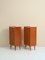 Vintage Scandinavian Teak Bedside Tables with Drawers, Set of 2, Image 1