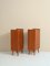 Skandinavische Vintage Teak Nachttische mit Schubladen, 2er Set 2