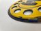 Italian Yellow Enamel Metal Telephone Sign, 1960s 8