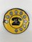 Italian Yellow Enamel Metal Telephone Sign, 1960s, Image 1