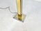 Chrome and Brass Floor Lamp, Image 9