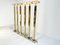 Chrome and Brass Floor Lamp, Image 2