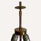 Mid-Century Danish Modernist Teak Metal and Brass Floor Lamp, Image 2