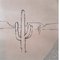 Poster vintage di viaggio e aereo Fly Twa Arizona Cowgirl di Austin Buge, Immagine 4