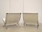 Limited 30th Barcelona Lounge Chairs & Ottoman by Ludwig Mies Van Der Rohe for Knoll Inc. / Knoll International, 1981, Set of 3 8