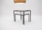 Tavolini minimalisti con struttura quadrata nera, Germania, anni '60, set di 2, Immagine 3