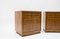Art Deco Austrian Wood & Brass Nightstands, Set of 2 8