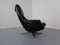 Sedia girevole regolabile in pelle di Gustav Thams, Danimarca, anni '60, Immagine 9