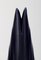 Navy Blue Glaze with Gold Decoration Ceramic Vase from Upsala-Ekeby / Karlskrona 4