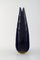 Navy Blue Glaze with Gold Decoration Ceramic Vase from Upsala-Ekeby / Karlskrona 2