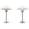 Lampes de Bureau en Acier Poli et Chrome, 1970s, Set de 2 1