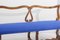 Spanish Walnut and Blue Dedar Upholstery Bench, Image 17