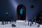 Deep Space Tafla O2 Wandspiegel in Blau von Zieta 13
