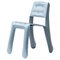 Blaugrauer Chippensteel 5.0 Sculptural Chair von Zieta 1