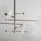 Polished Nickel 6 Arm Chandelier by Schwung, Image 6