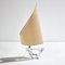 Lampada da tavolo a forma di barca a vela di Daum, anni '50, Immagine 1