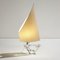 Lampada da tavolo a forma di barca a vela di Daum, anni '50, Immagine 2