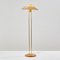 Double Brass Stem Floor Lamp, 1970s 2