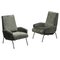 Mid-Century Modern Italian Lounge Chairs in the Style of Gastone Rinaldi by Vico Magistretti, 1950s, Image 1