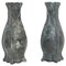 Modernist Metal Vases, 1930s, Set of 2, Image 1