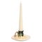 Rustic Ceramic Candle Holder, Circa 1960 1