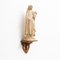 Traditionelle Gips Jungfrau Figur in einem Holzaltar, 1940er 8