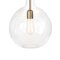 Brass & Clear Glass Rosdala Ceiling Lamp by Sabina Grubbeson for Konsthantverk Tyringe 1, Image 2
