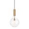 Brass & Clear Glass Rosdala Ceiling Lamp by Sabina Grubbeson for Konsthantverk Tyringe 1, Image 4