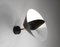 Mid-Century Modern Black Saturn Wall Lamp by Serge Mouille 5
