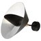 Mid-Century Modern Black Saturn Wall Lamp by Serge Mouille 1