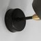 Schwarze Mid-Century Modern Saturn Wandlampe von Serge Mouille 6