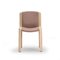 Chairs 300 in Wood and Kvadrat Fabric by Joe Colombo for Karakter, Set of 4, Image 4