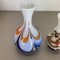 Vintage Italian Pop Art Multicolor Opaline Florence Vases, 1970s, Set of 4 6