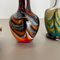 Vintage Italian Pop Art Multicolor Opaline Florence Vases, 1970s, Set of 4 12