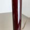 Modernist Italian Red Catalina and Brass Tube Table Light, 1960s, Image 14