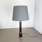 Moderne italienische rote Tischlampe aus Catalina & Messing, 1960er 2