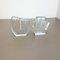 Brutalist German Rock Glass Vases from Peill and Putzler, 1970s, Set of 2 2
