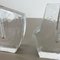 Brutalist German Rock Glass Vases from Peill and Putzler, 1970s, Set of 2, Image 10