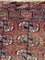 Antique Distressed Turkmen Bokhara Rug 9